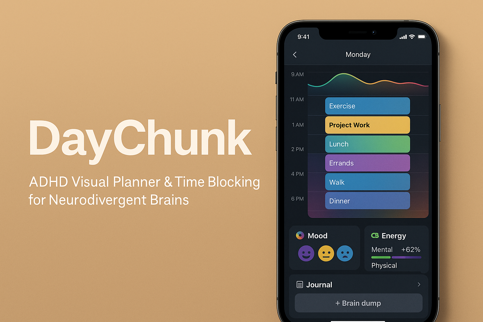 DayChunk — ADHD Visual Planner & Time Blocking for Neurodivergent Brains